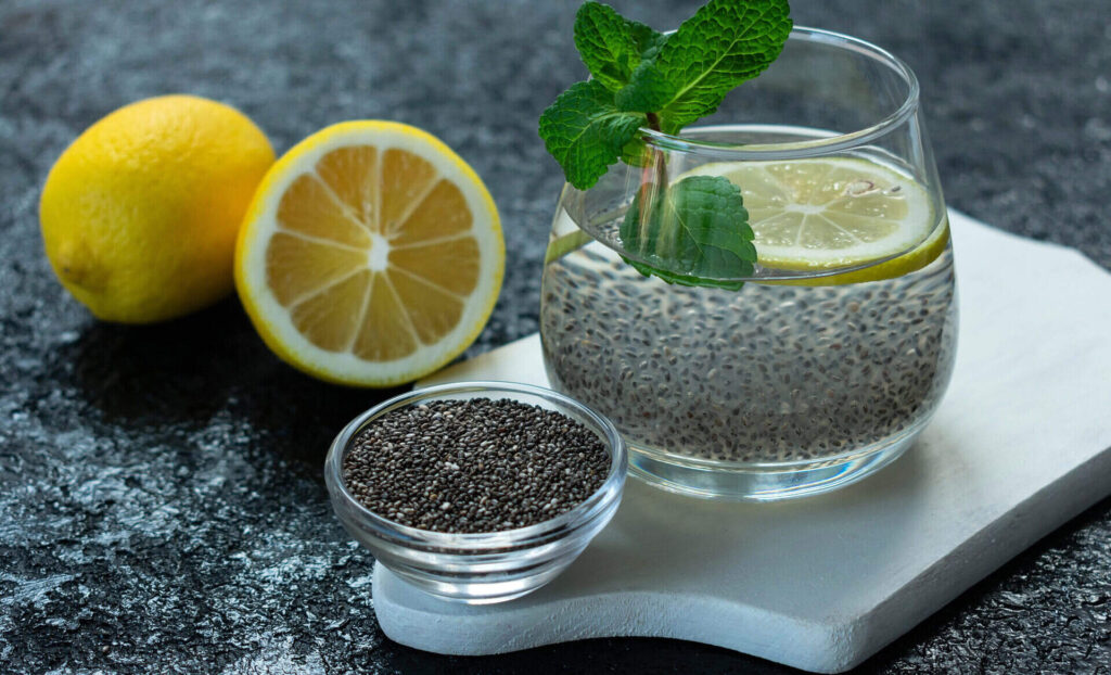 Chia Seeds in Water