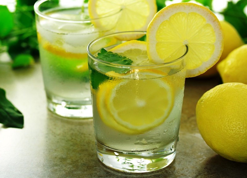 warm lemon water